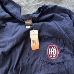 Harley-Davidson Navy Blue Men's Shirt
